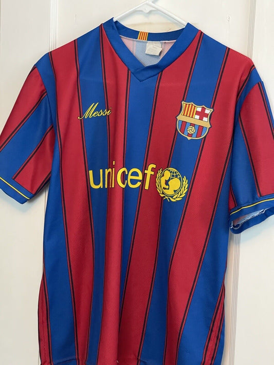 Barcelona Messi Soccer Jersey Shirt 2009/10 #10 size Small