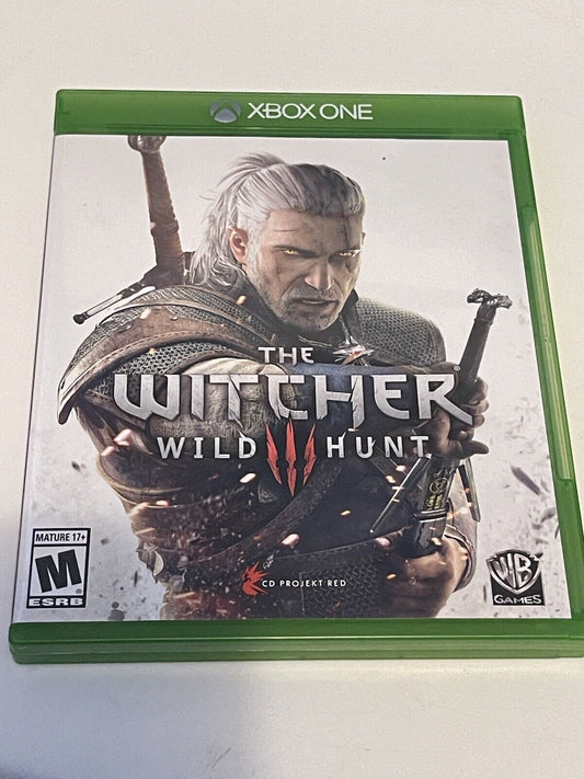 Witcher 3 III Wild Hunt Microsoft Xbox One Game and soundtrak