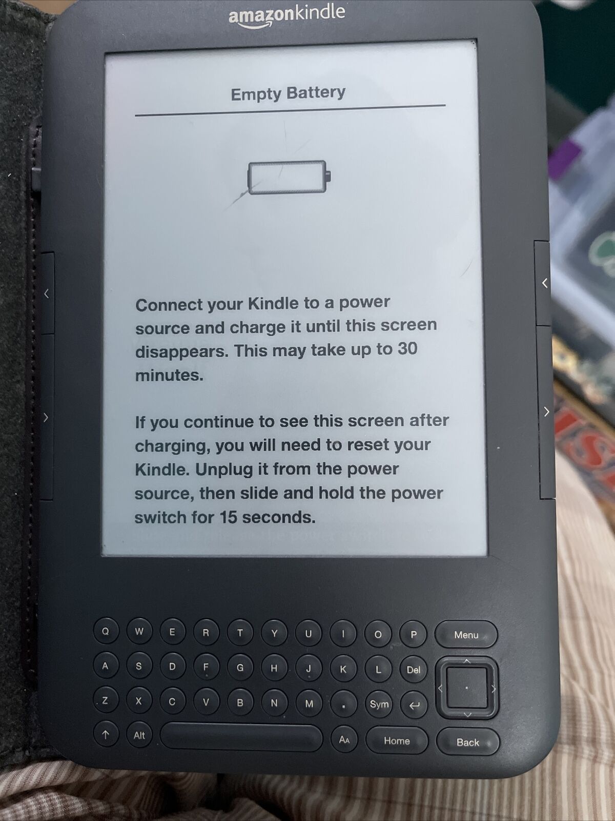 Amazon Kindle 3rd Gen Model D00901,As Is for Parts Dead Battery (5)