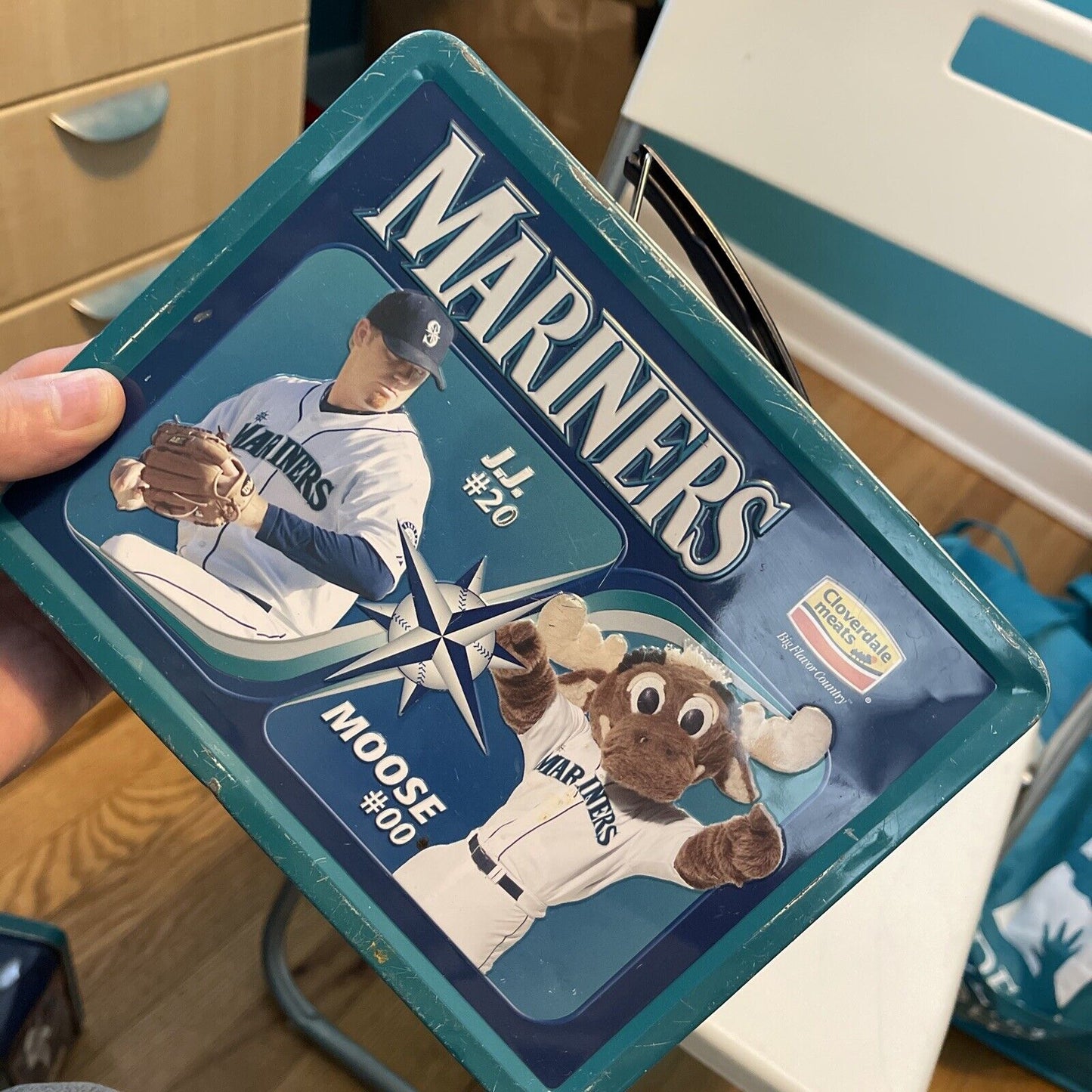 2007 Seattle Mariners Cloverdale Meats Metal Lunch Box (14)