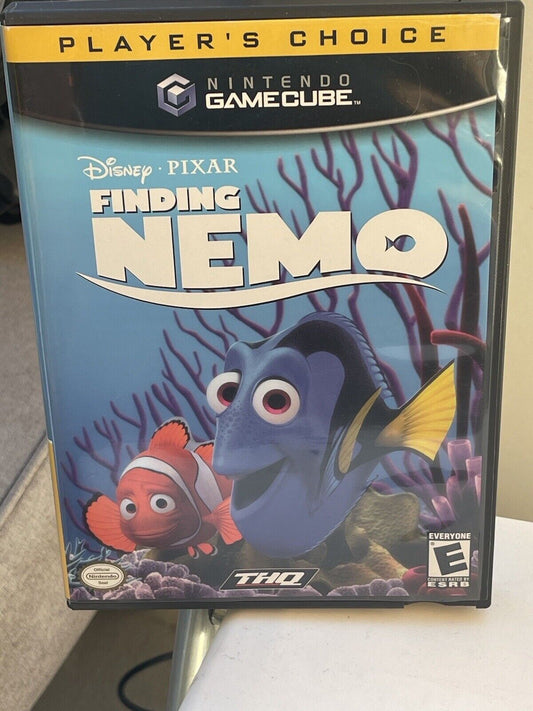 Disney Pixar FINDING NEMO Nintendo Gamecube Video Game Complete w/ Manual