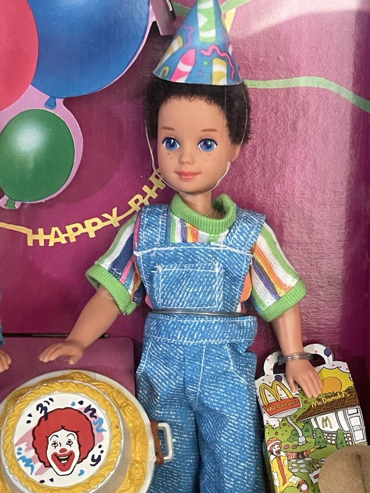 1993 Barbie Birthday Fun at McDonalds with Stacie & Todd Gift Set 