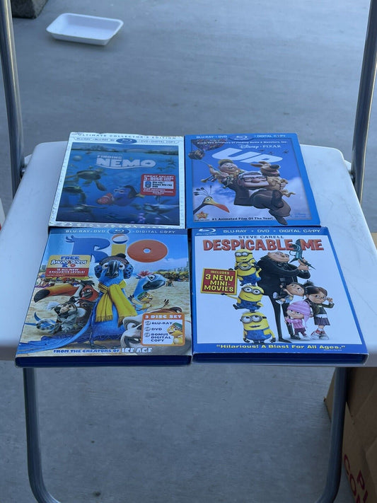 Disney Blue Ray Movies Lot Of 4 