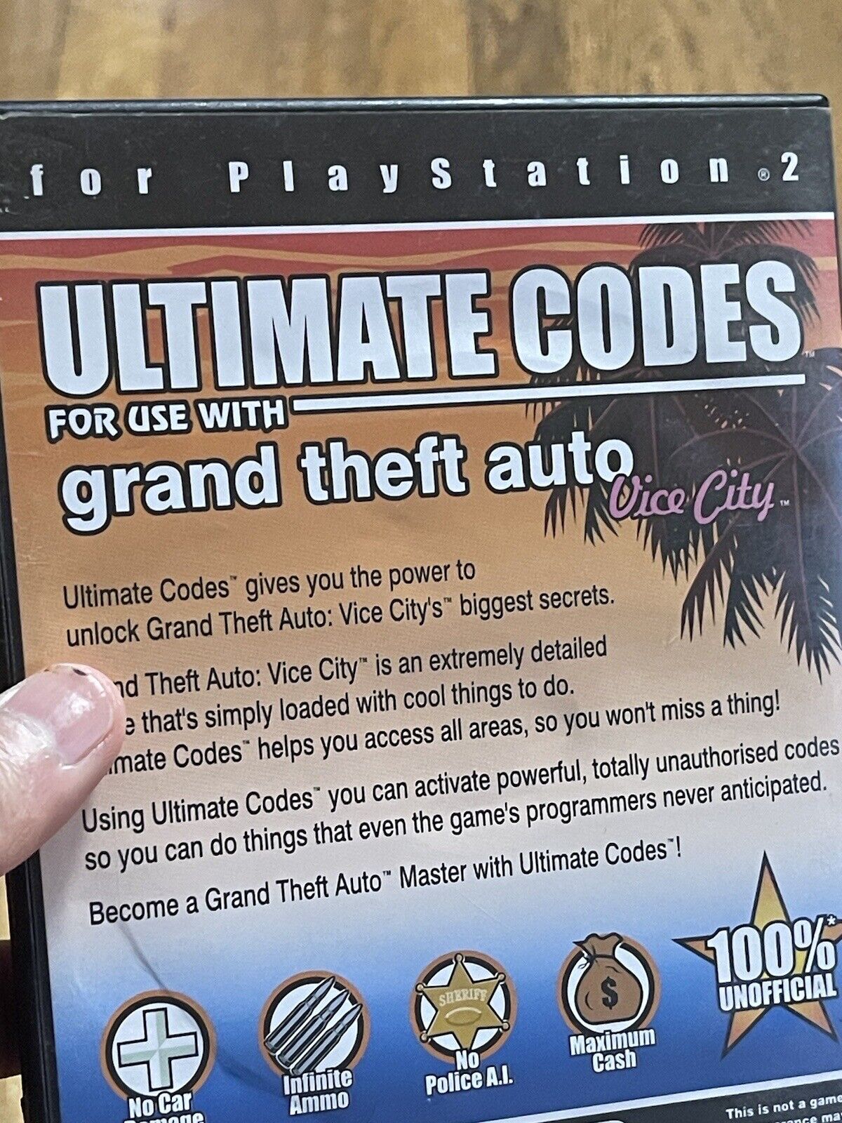 Action Replay Ultimate Codes: Grand Theft Auto: Vice City (Sony PlayStation 2)