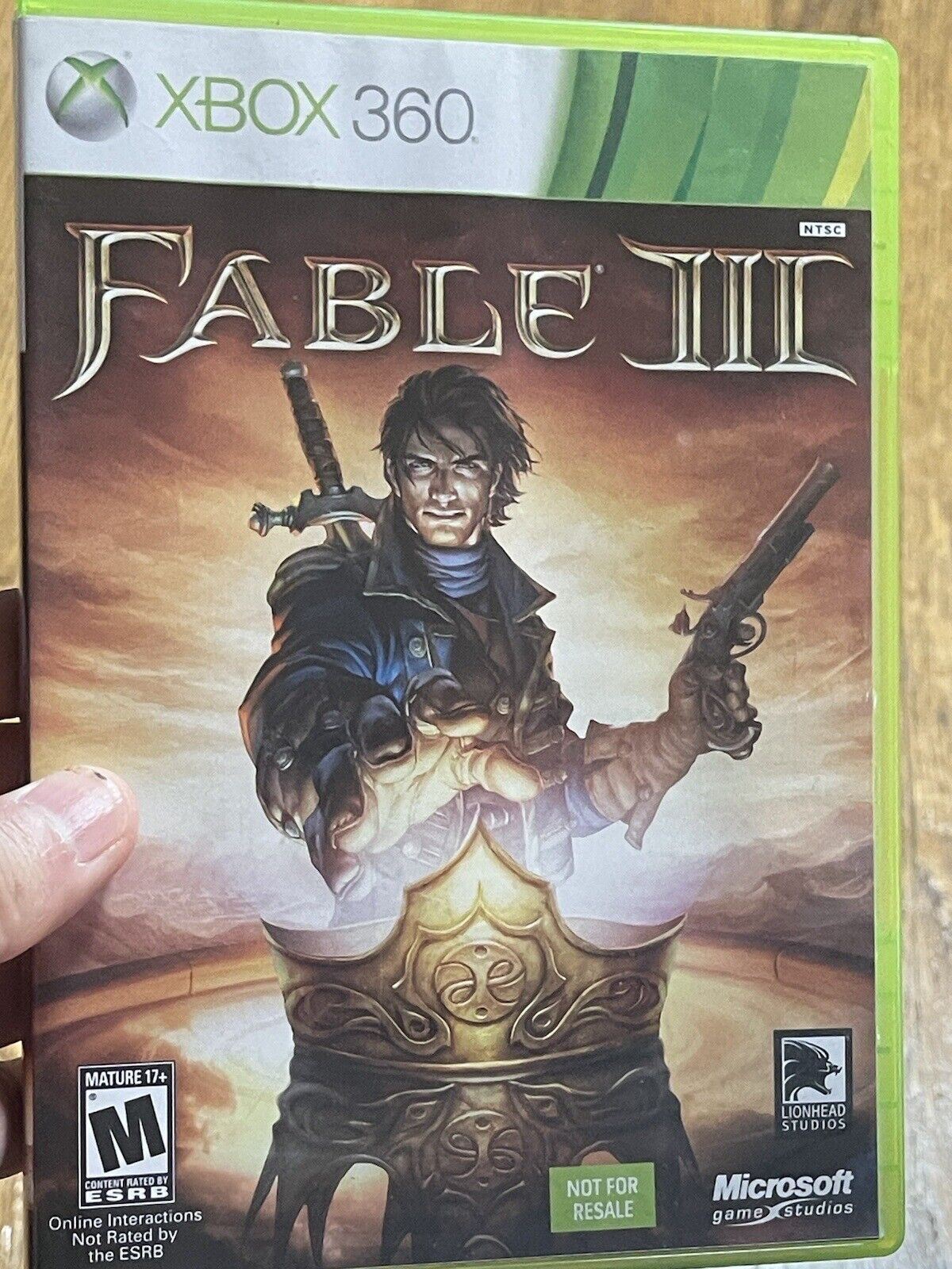 FABLE III MICROSOFT COMPLETE VIDEO GAME WITH MANUAL XBOX 360