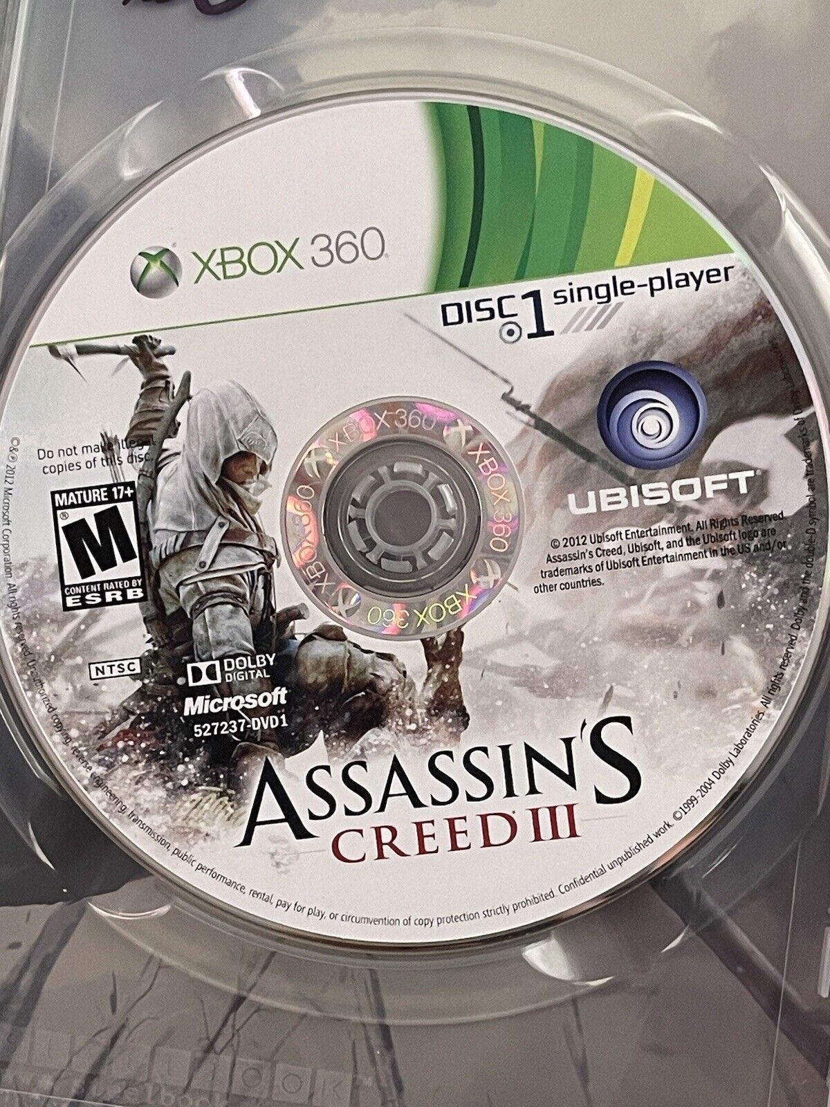 Assassin's Creed III 3 Xbox 360 Steelbook Complete