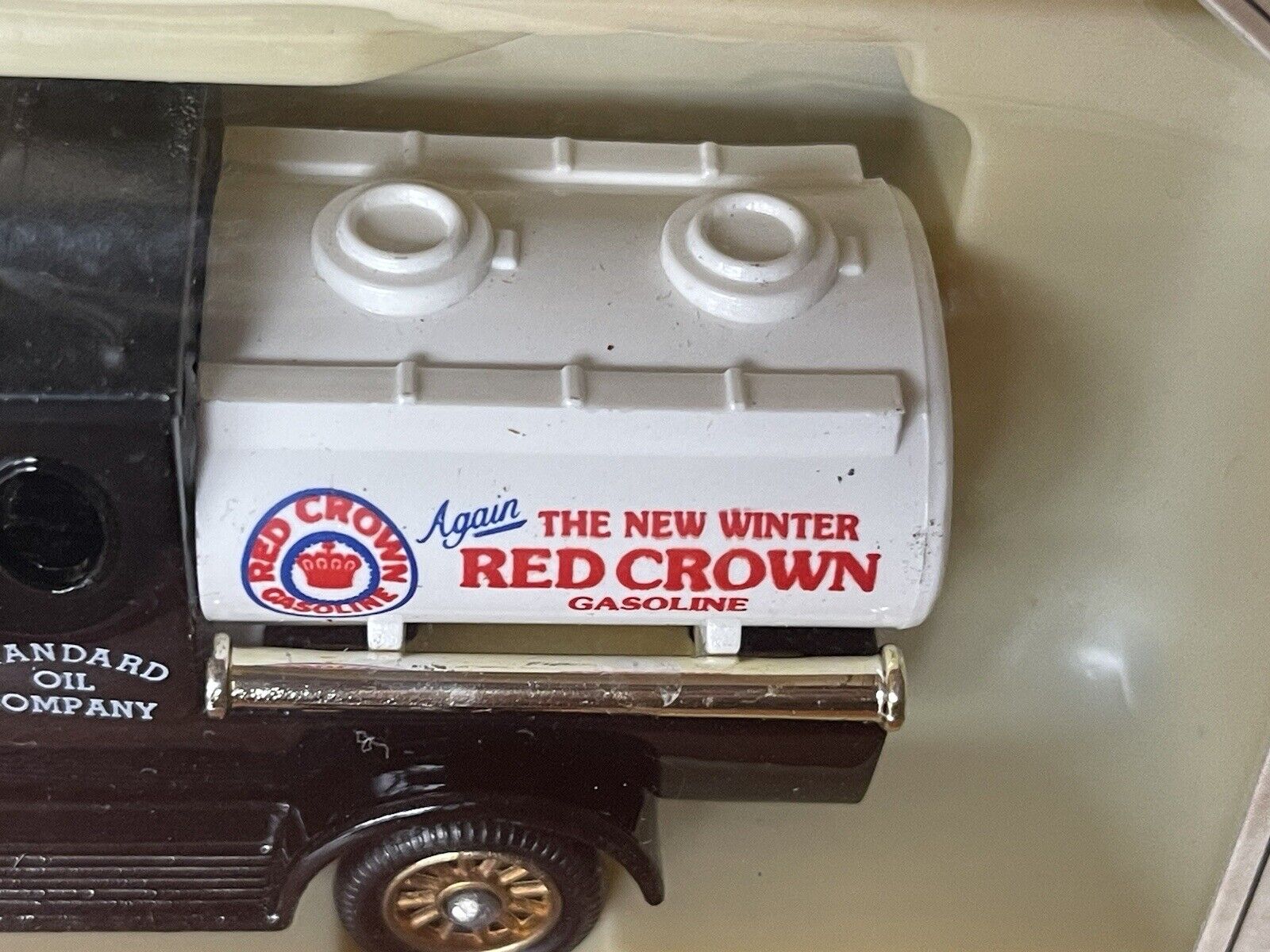 Lledo Die Cast metal Toy, The New Winter Red Crown Gasoline Truck, New in Box,