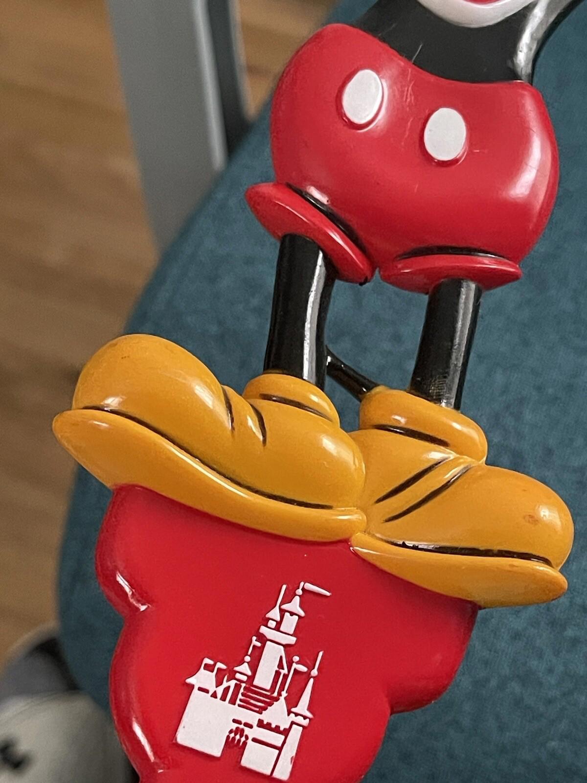 Vintage Walt Disney World Mickey Mouse Back Scratcher Disney Red
