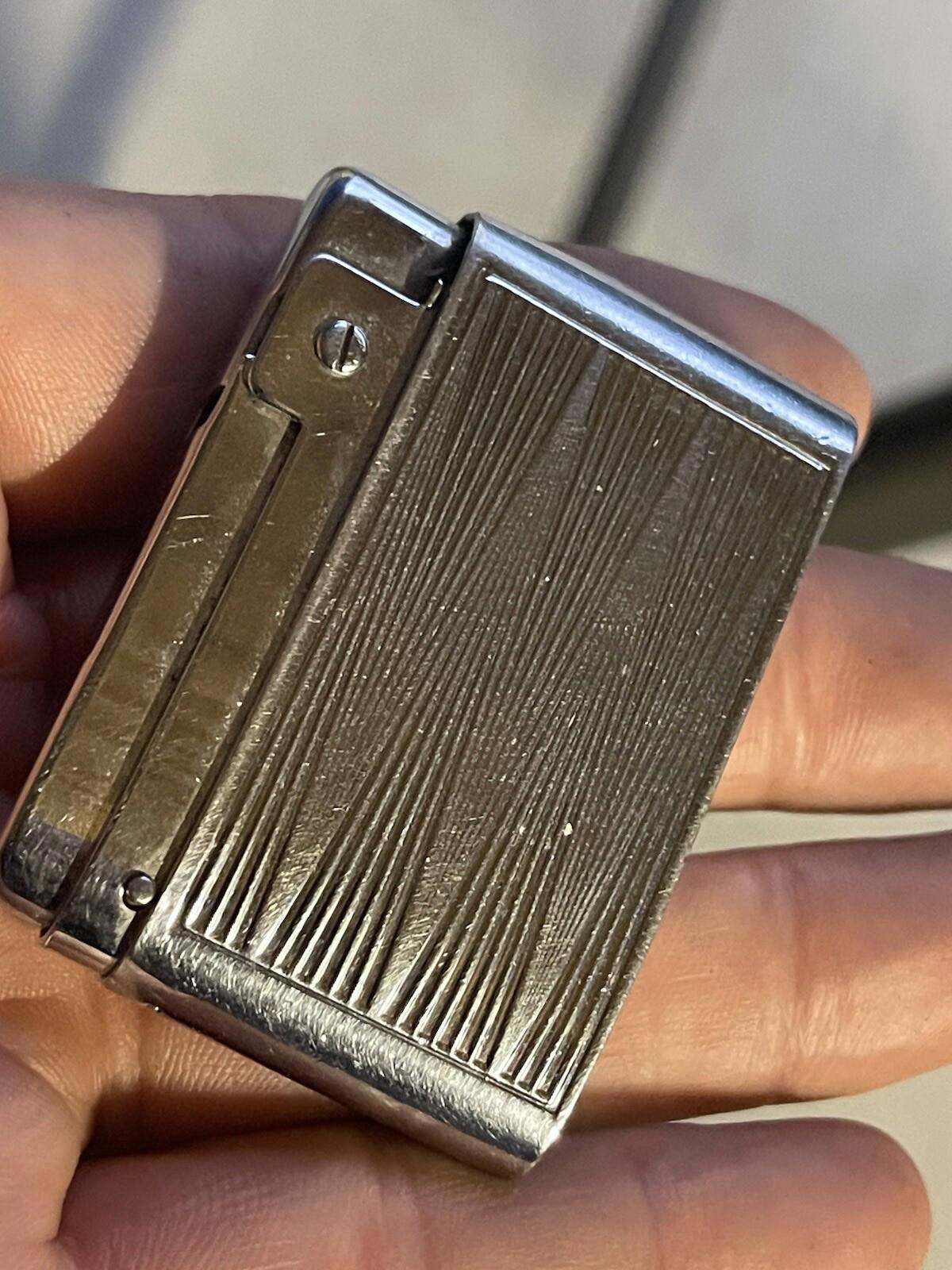 Vintage Bentley Lighter Chrome Metal Made in Austria Cigarette Lighter