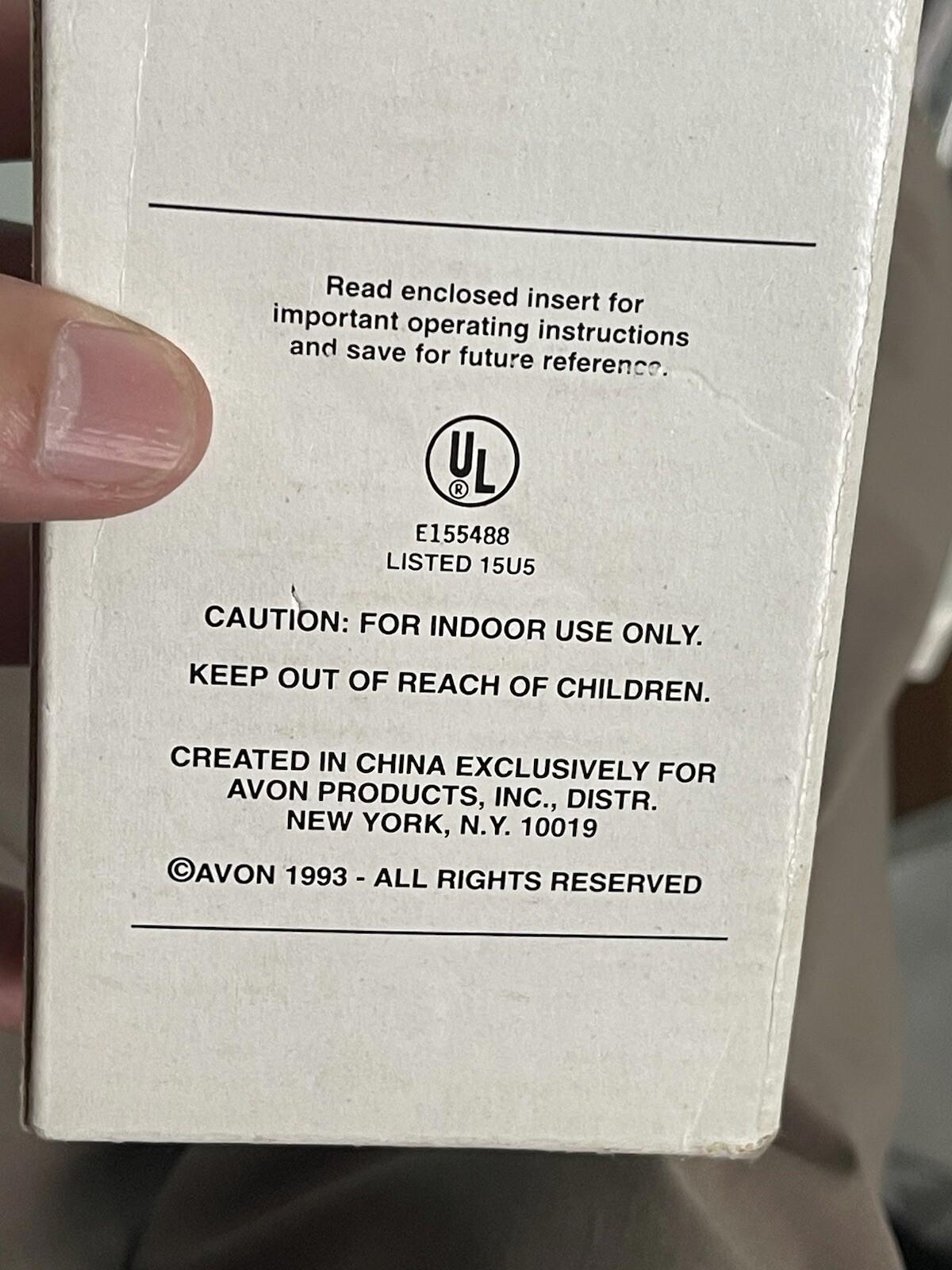 Avon Universal AC/DC Adapter; lightly used.