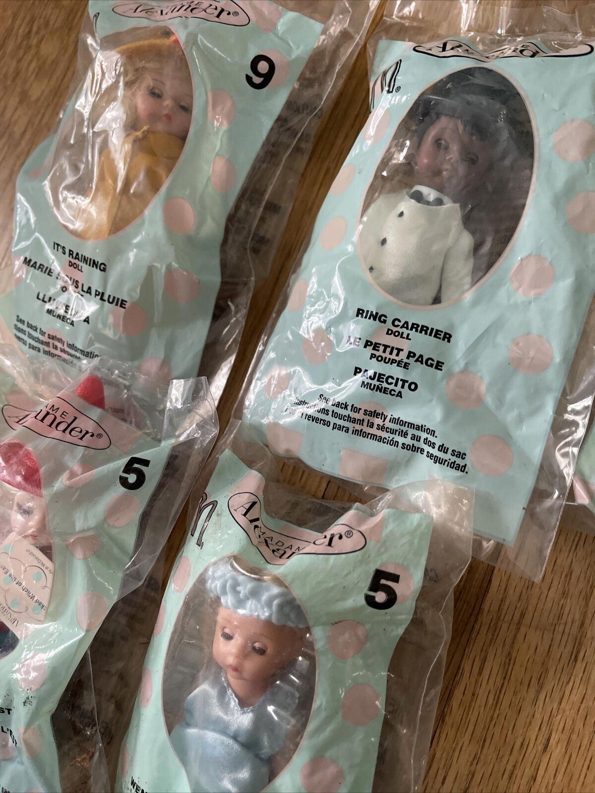 Vintage Lot Of 5 McDonalds Madame Alexander dolls 2007