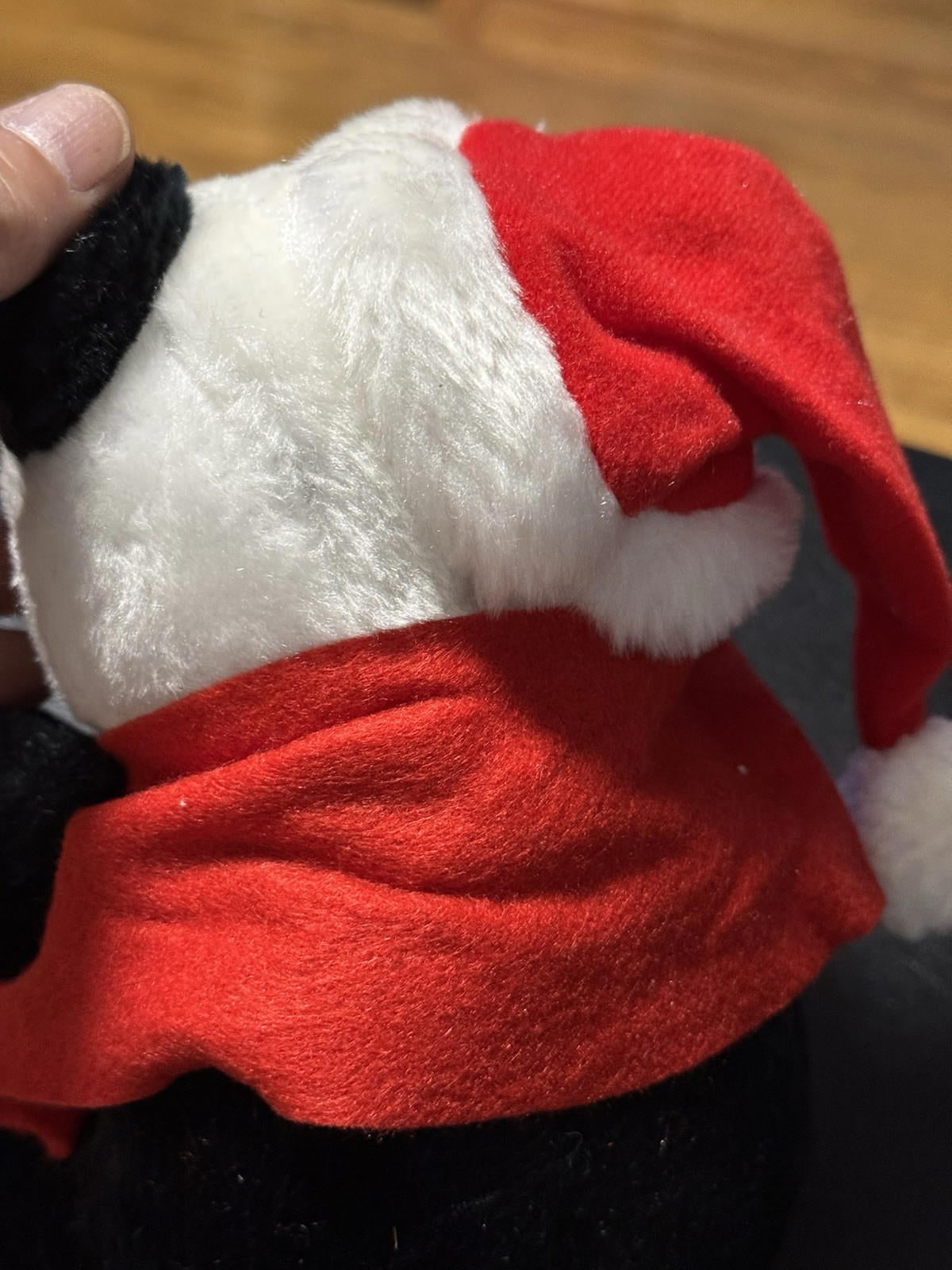 8’ panda bear stuffed animal plush Vintage Made In Taiwan