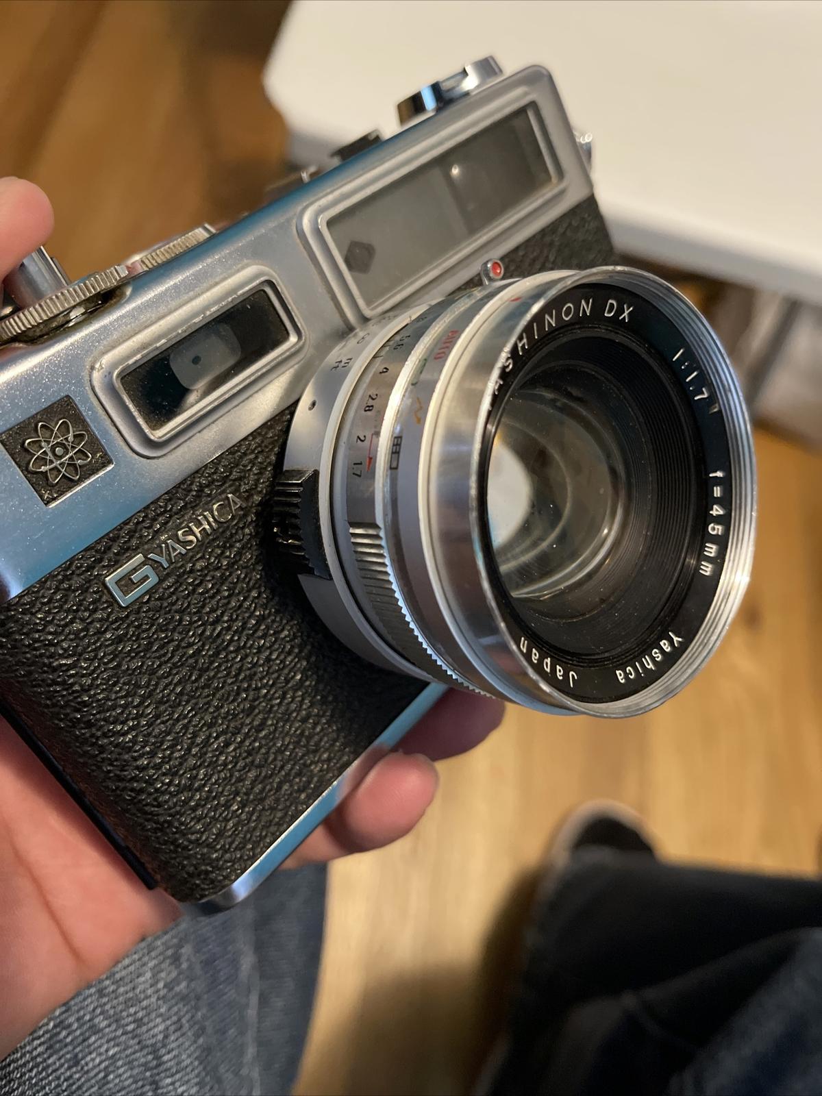 Yashica Electro 35 GSN Rangefinder Film Camera 45mm f/1.7 Japan  Untested (1)