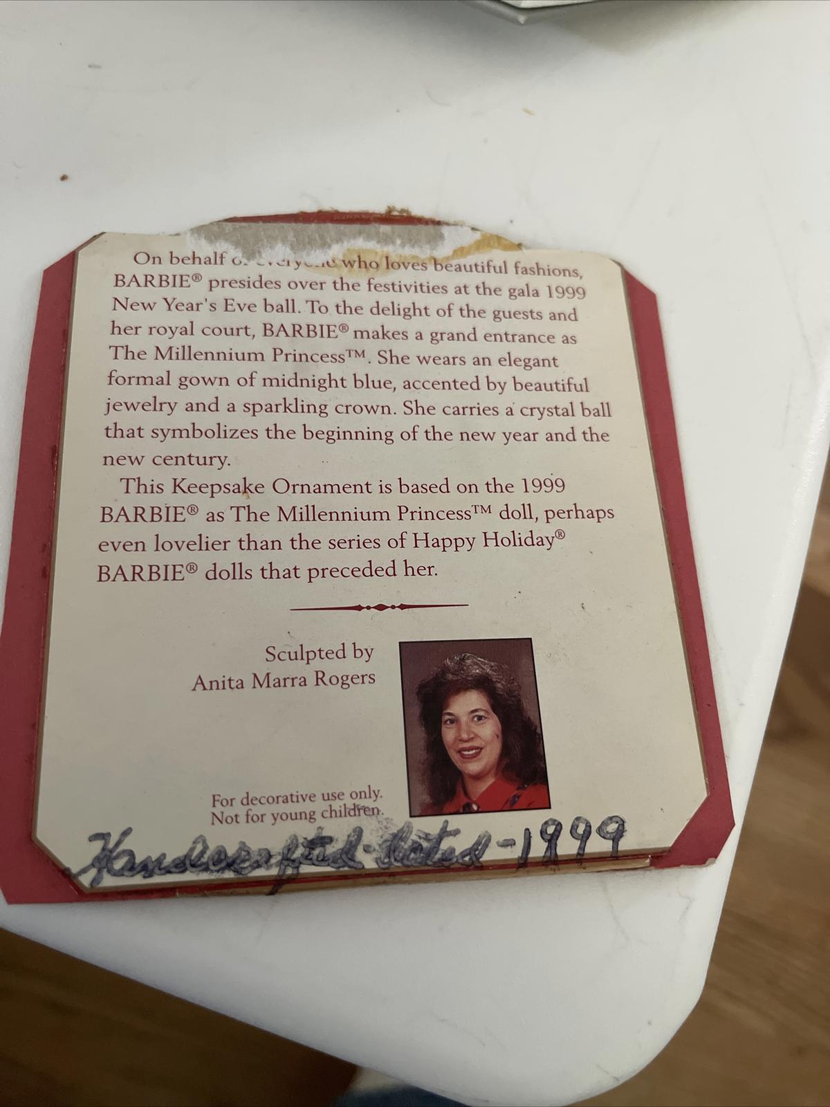 Mattel Millennium Princess Barbie Doll (24154) millennium princess Teresa 25504