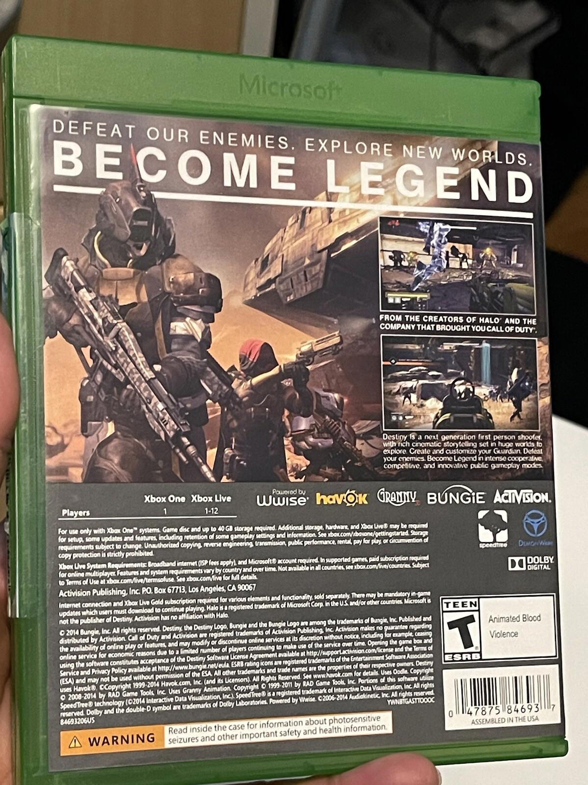 Destiny (Microsoft Xbox One, 2014)