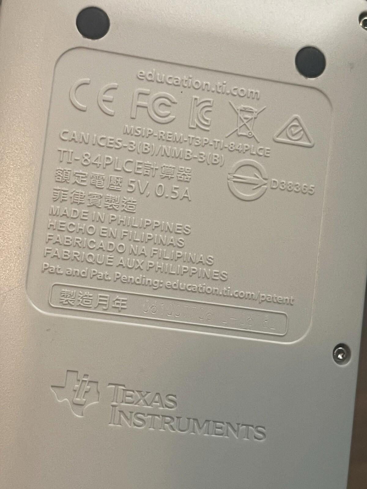 Texas Instruments TI-84 Plus CE Graphing Calculator