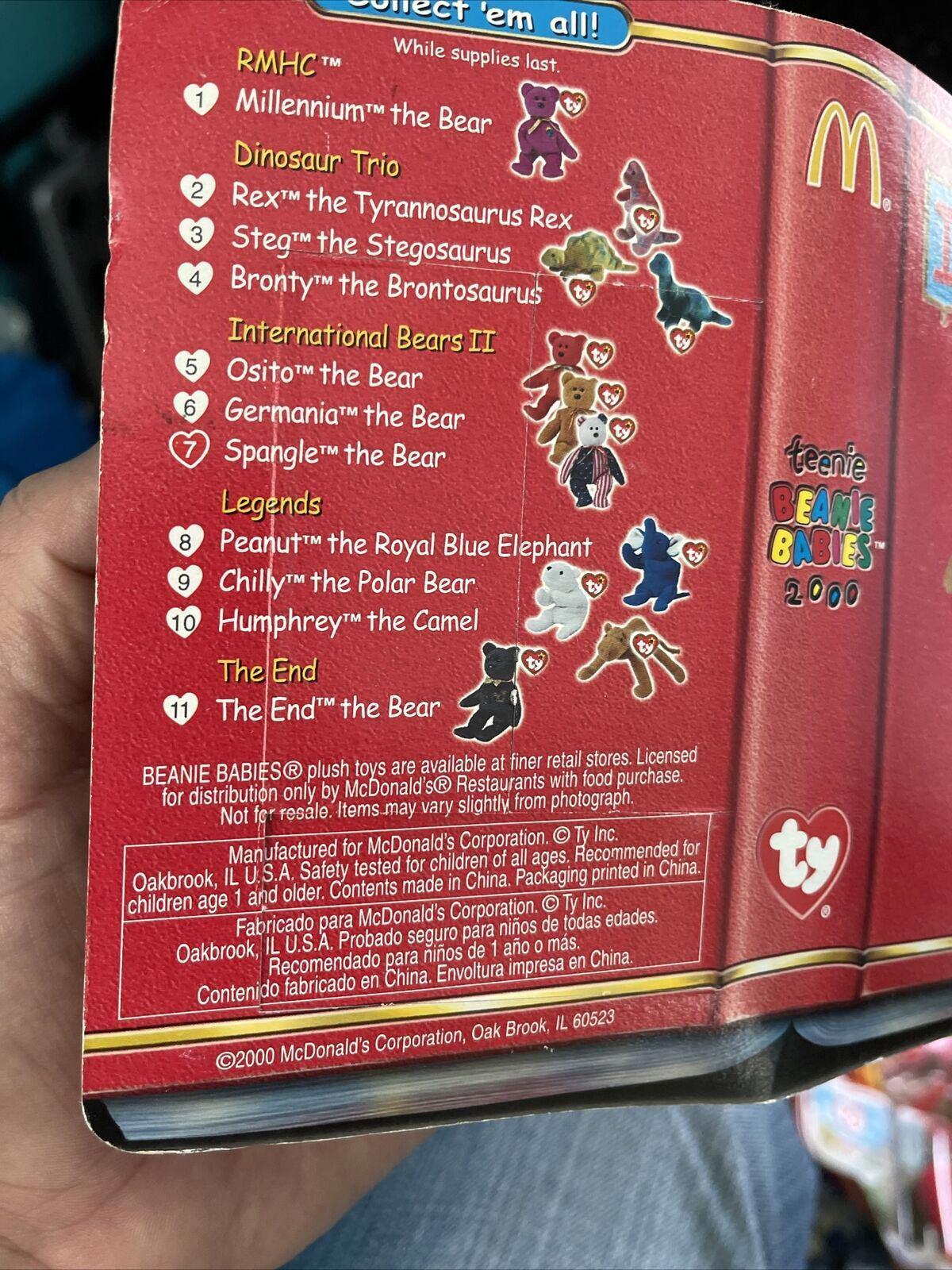 Ty Beanie Babies-Rare! Spangle The Bear - McDonalds - 1999 in original packaging