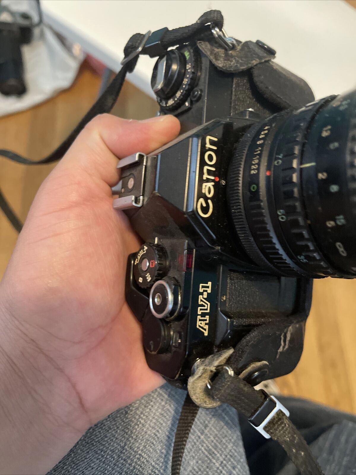 [Canon AV-1 Black 35mm SLR w/ 35-70mm f/4 Lens (17)