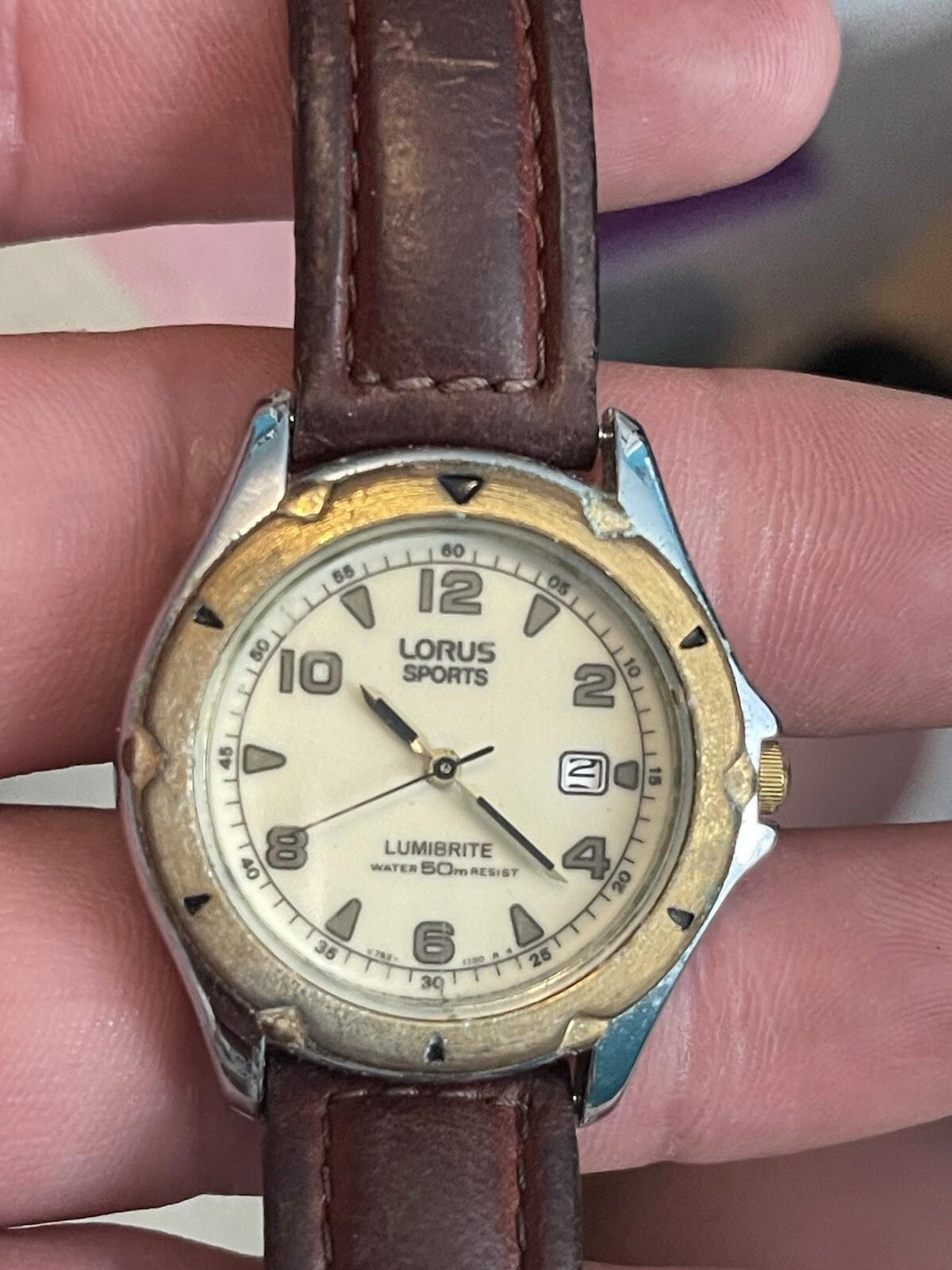 Lotus Sports Watch, Vintage , Needs Battery