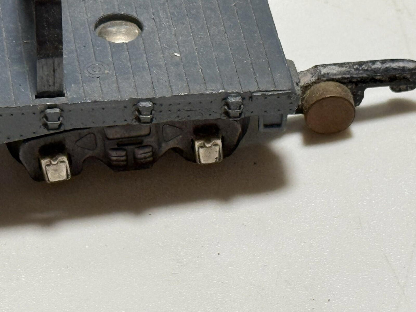 American Flyer PA 9952 S Scale C&N.W.R.Y. 4259 Logging Flat Metal Car