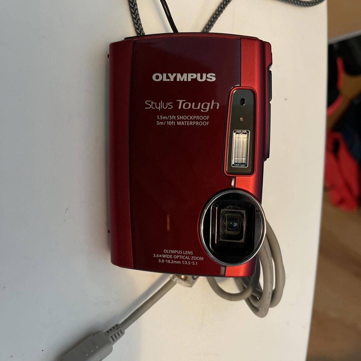 Olympus Stylus Tough 3000 µTough 3000 12.0MP Digital Camera - Red (6)