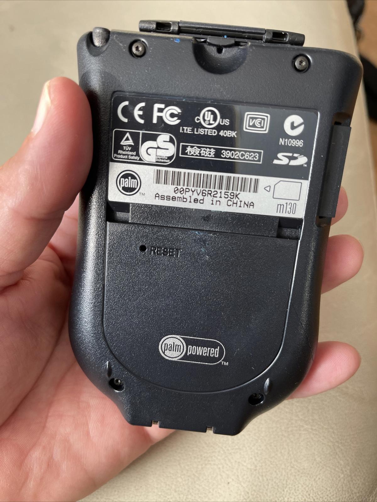 Vintage Palm Pilot PDA M130 With Stylus And A Case-No Charger-untested (1)