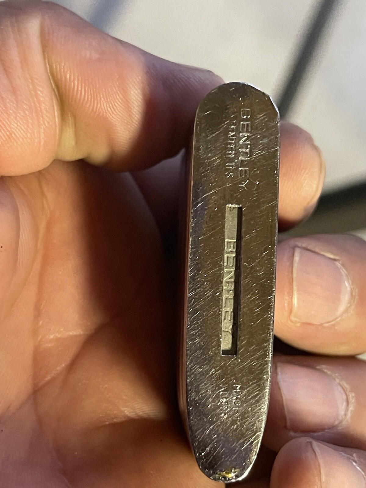 Vintage Bentley Lighter Chrome Metal Made in Austria Cigarette Lighter