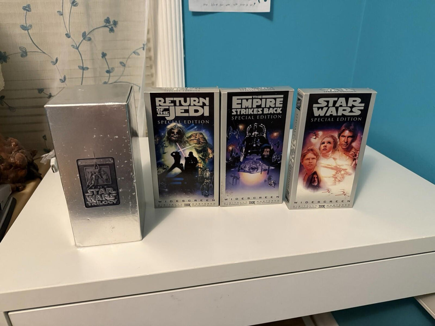 Star Wars Box Set (VHS, 1997, Special Edition) Jedi Tapes Widescreen , Good Cond