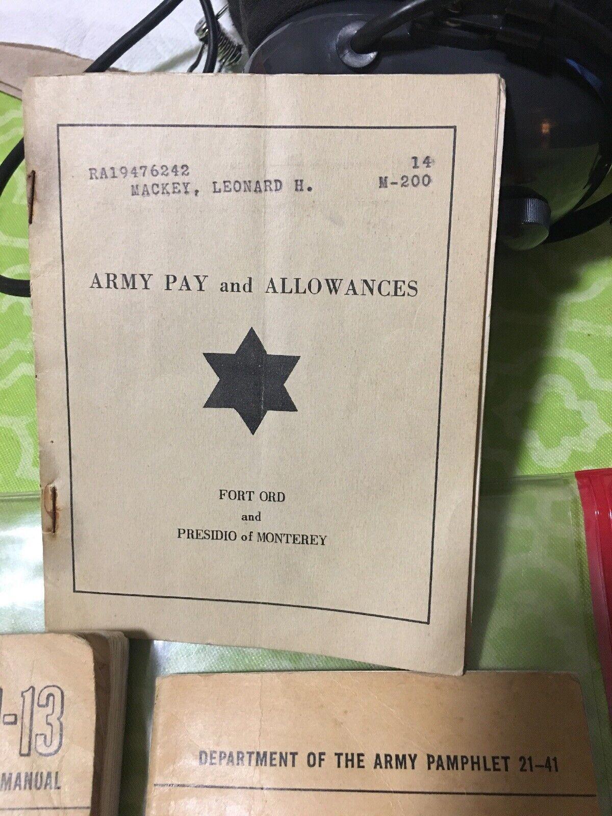 Bundle 1952 The Soldier's Guide Department of the Army Field Manual FM 21-13