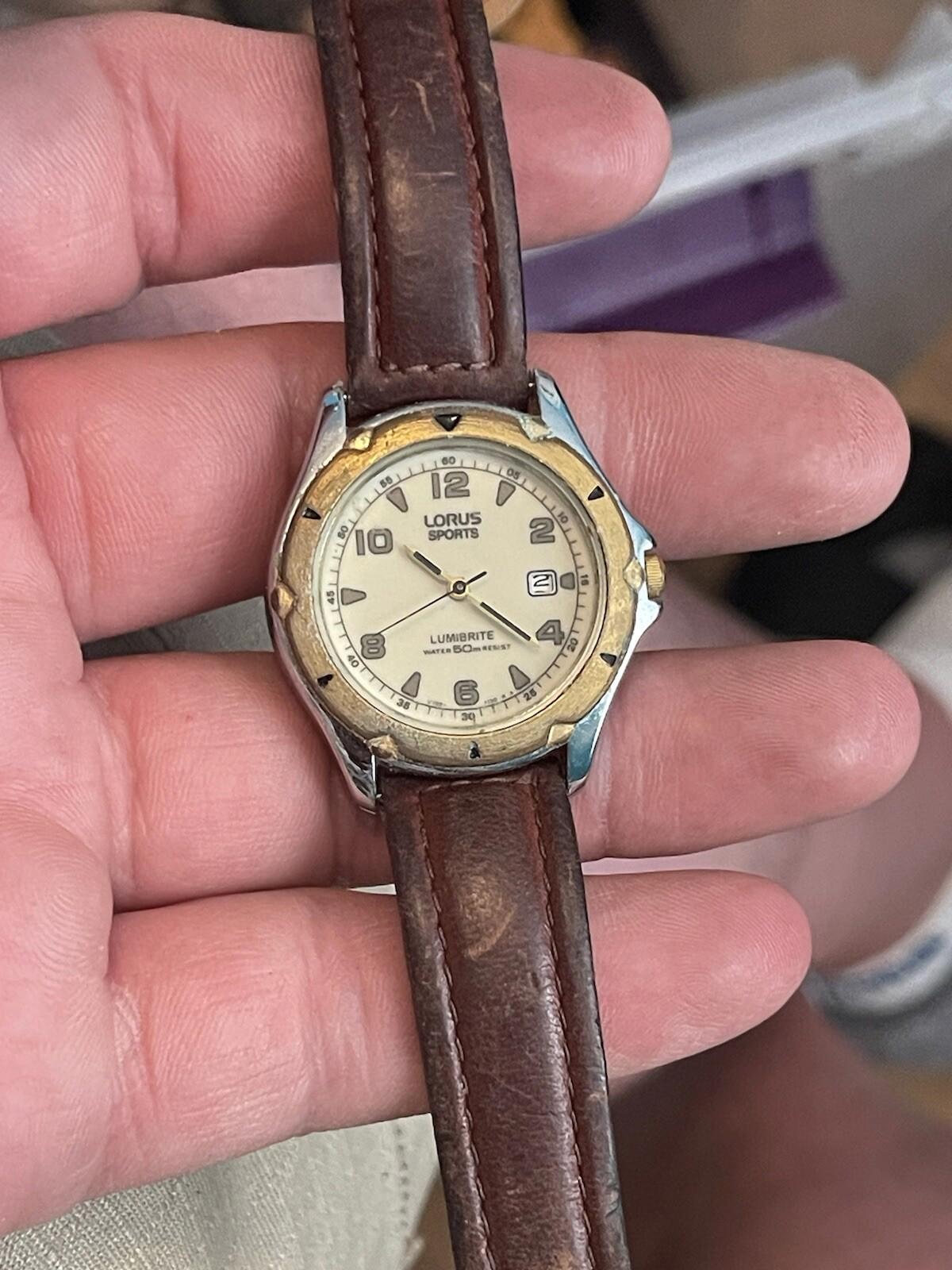 Lotus Sports Watch, Vintage , Needs Battery