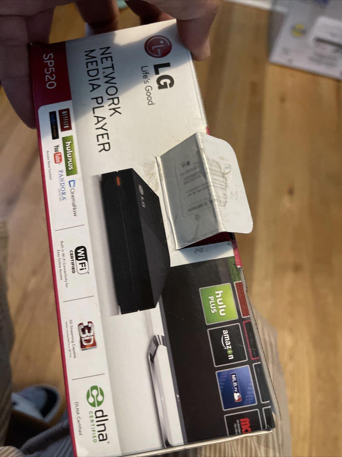 LG Life's Good Network Media Player Model SP520  No Remote