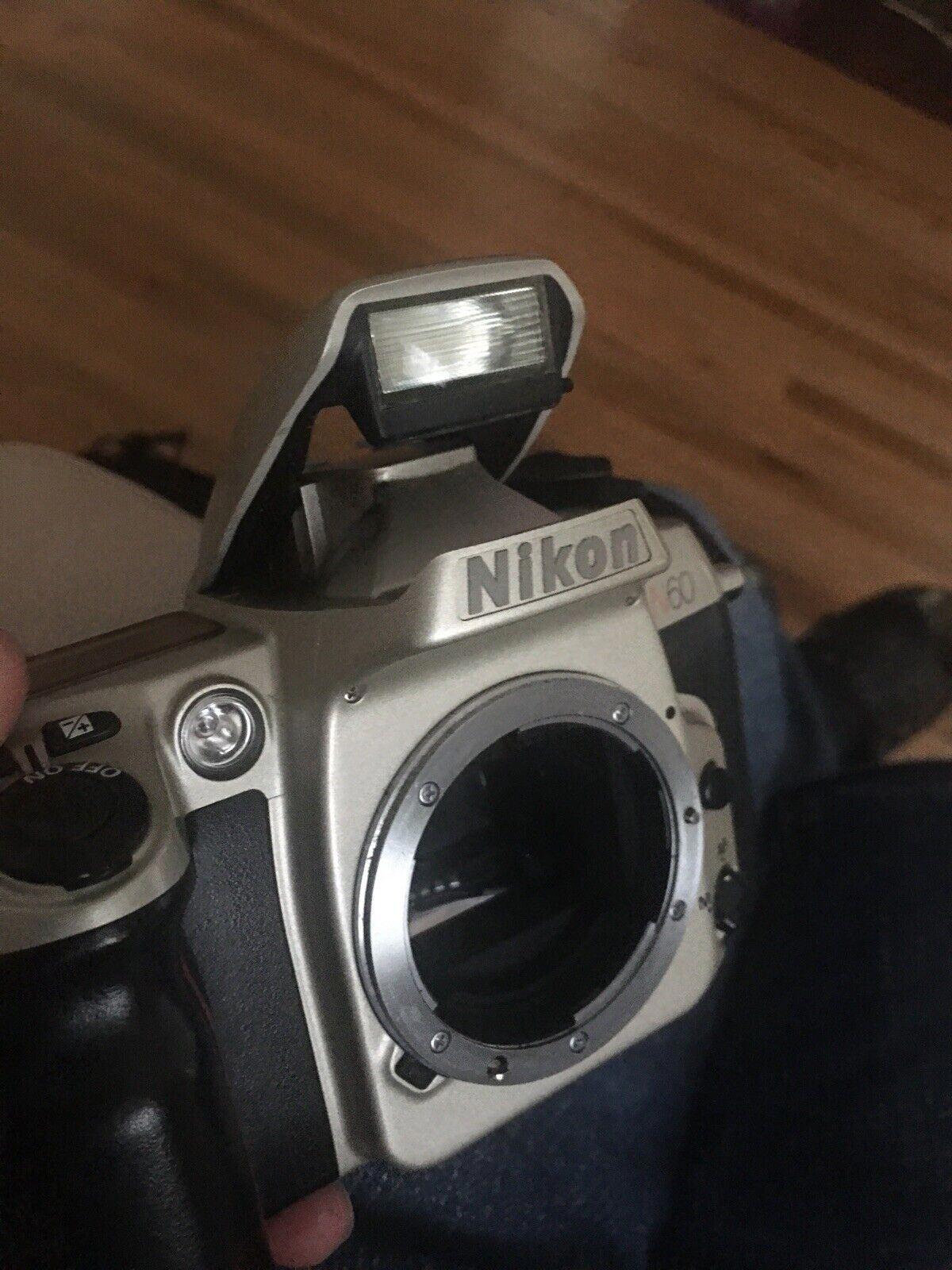 Nikon N60 AF SLR Film Camera Body Untested
