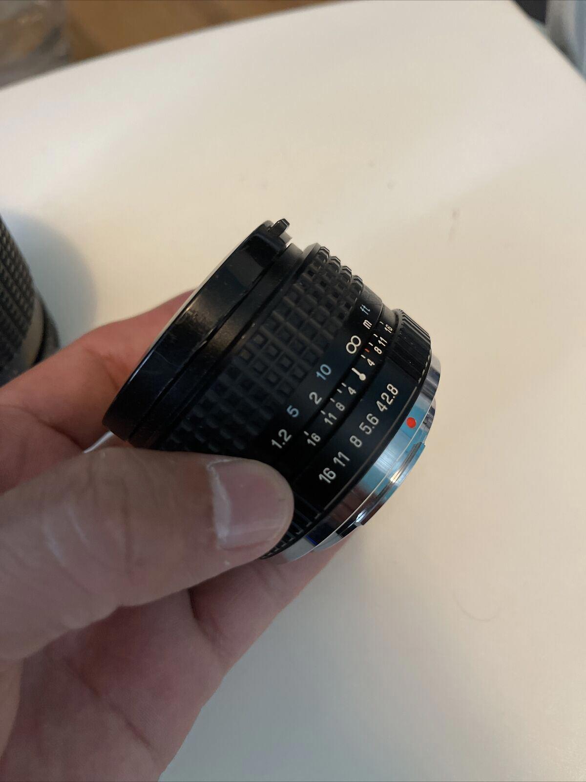 set 2  of vintage lens