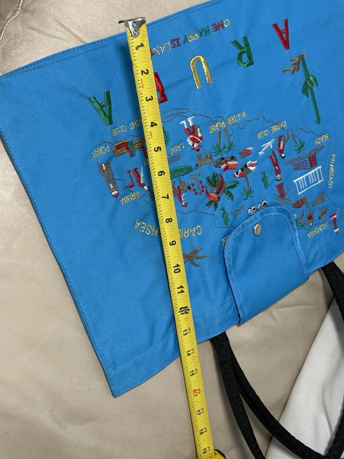 Tote Bag   Large , Aruba , One Happy Island