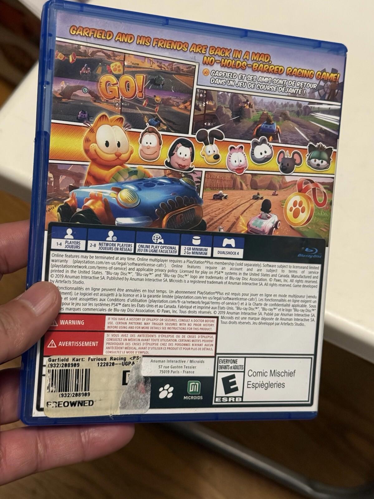 Garfield Kart Furious Racing (PS4 / PlayStation 4