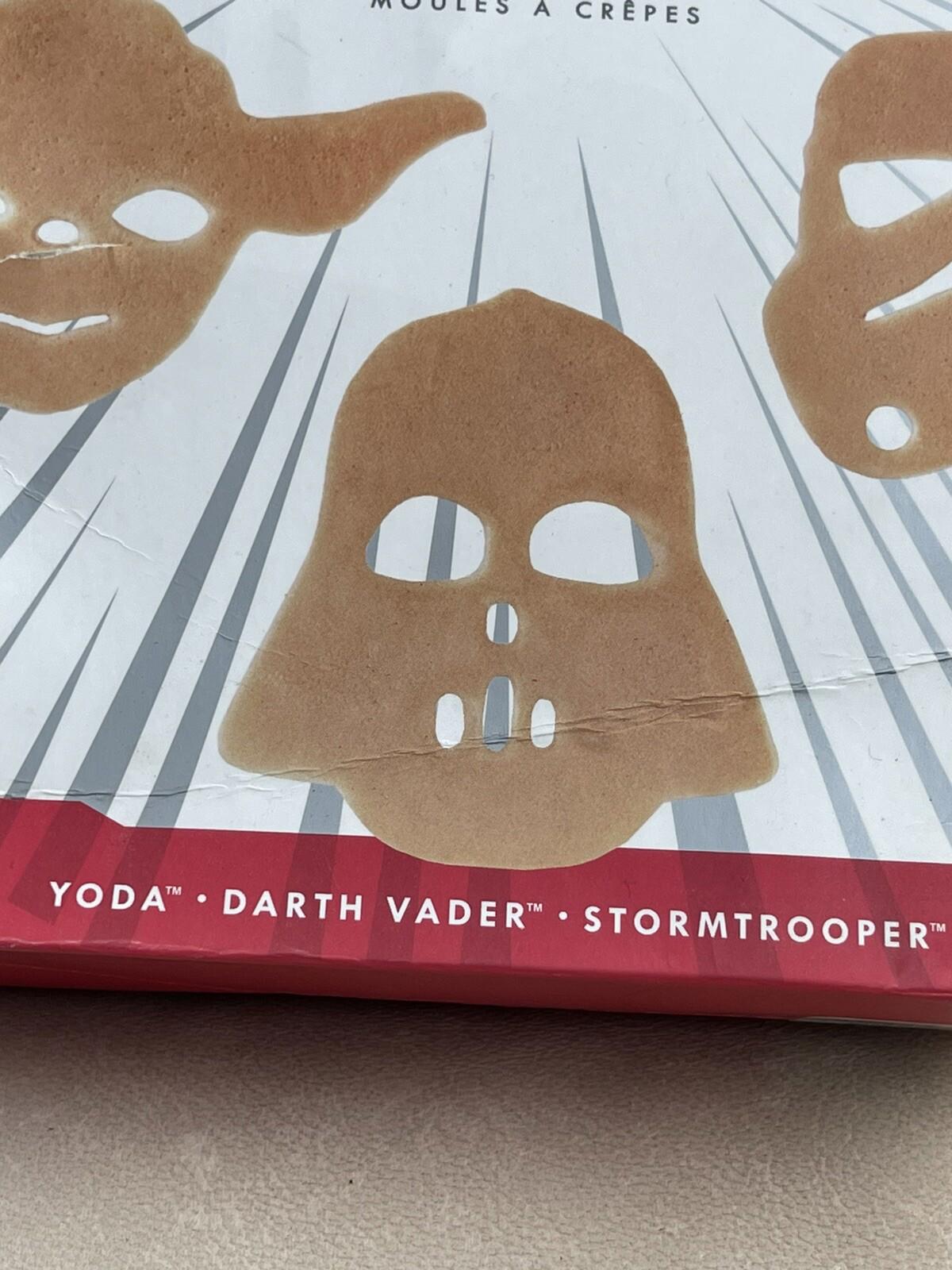 Williams Sonoma Star Wars Pancake Molds Faces Yoda Darth Vader Stormtrooper
