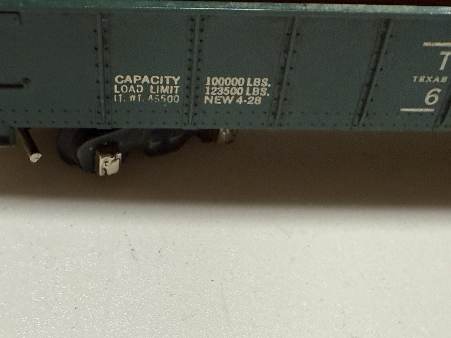 Vintage S Gauge American Flyer #631 T&P Texas & Pacific Gondola In Box