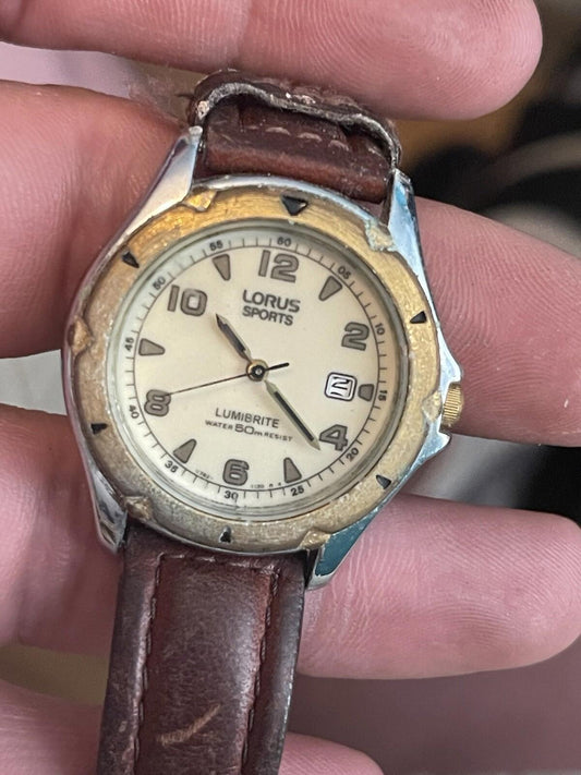 Lotus Sports Watch, Vintage , Needs Battery