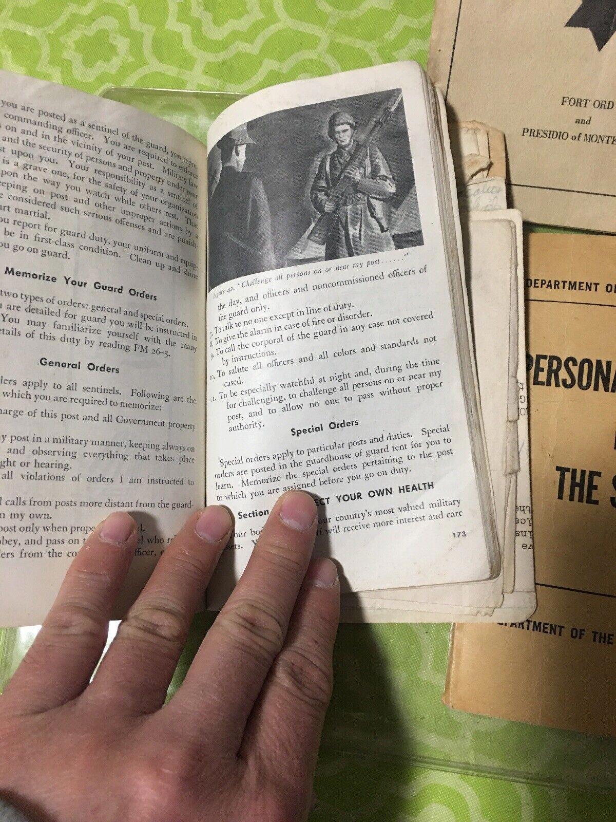 Bundle 1952 The Soldier's Guide Department of the Army Field Manual FM 21-13