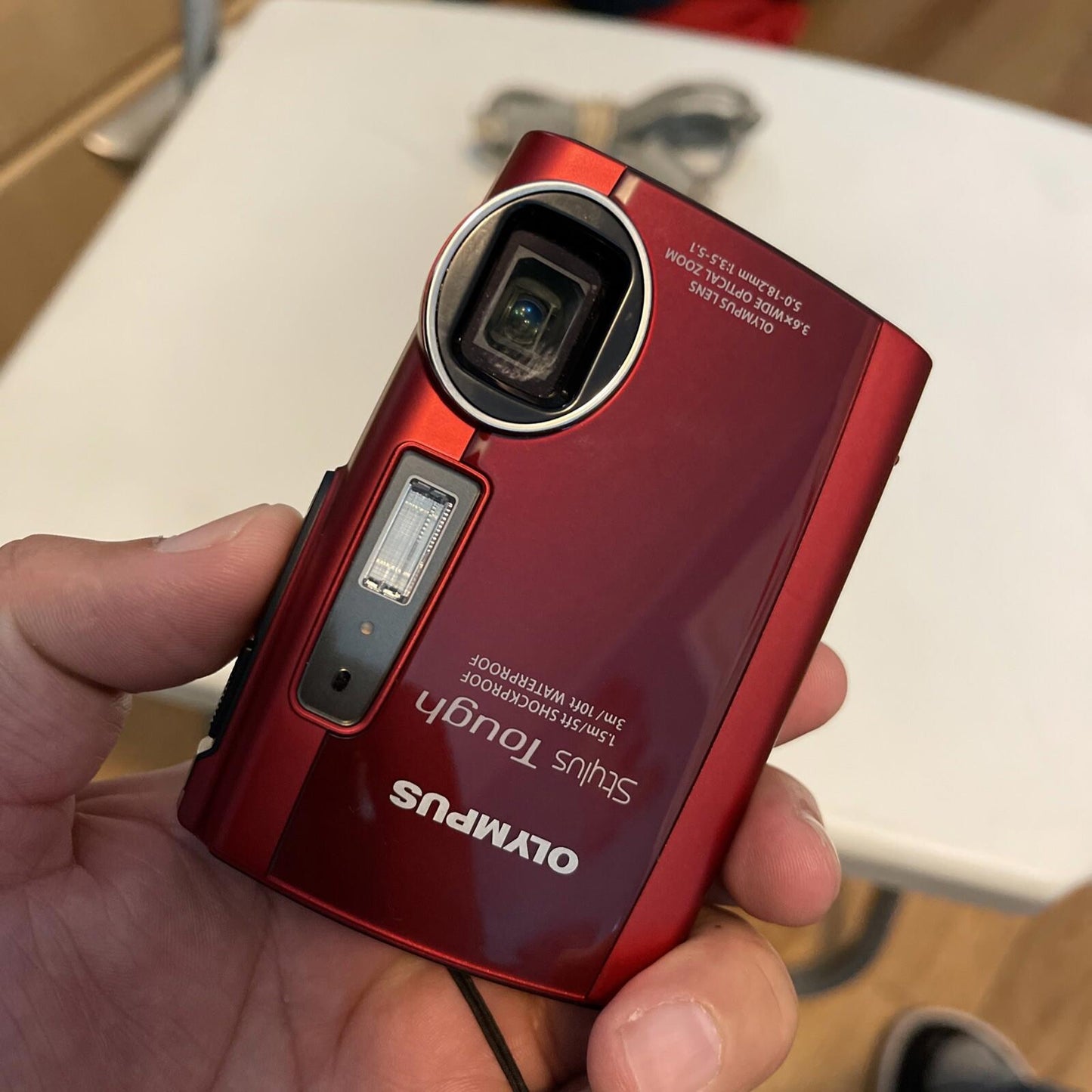 Olympus Stylus Tough 3000 µTough 3000 12.0MP Digital Camera - Red (6)