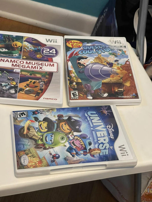 X3 Nintendo Wii games.    (22)