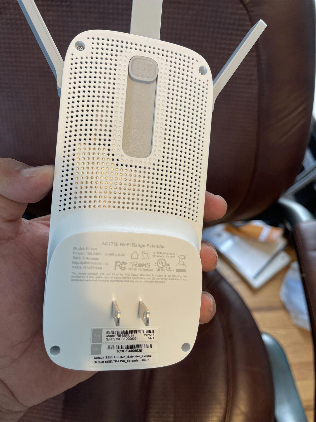 TP-Link RE450 AC1750 WiFi Range Extender High Speed Intelligent Signal Indicator