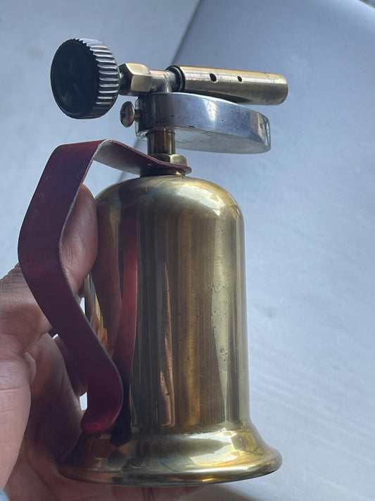 Vintage Antique Welding Plumbing Soldering Iron Gas Blow Torch 5 1/2" tall