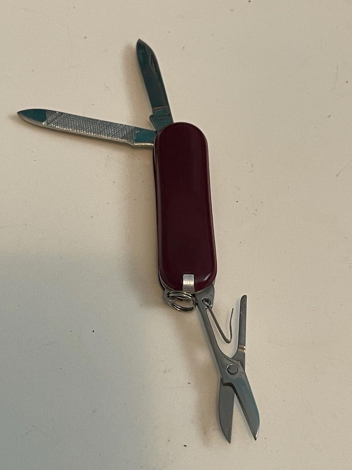 Vintage Mini Folding Knife Toothpick Tweezer Keyring Keychain