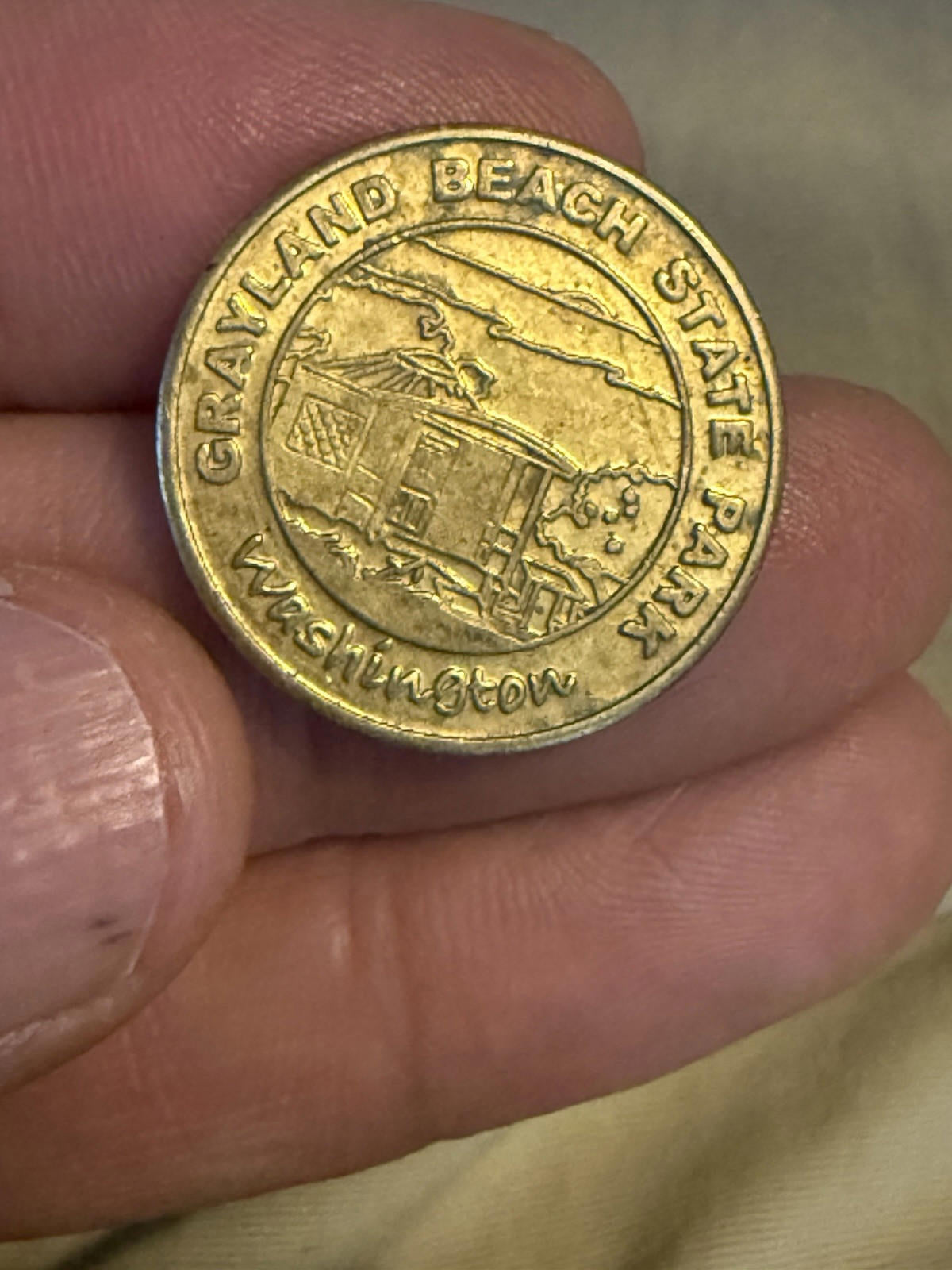Washington State Park Souvenir Coin Token
