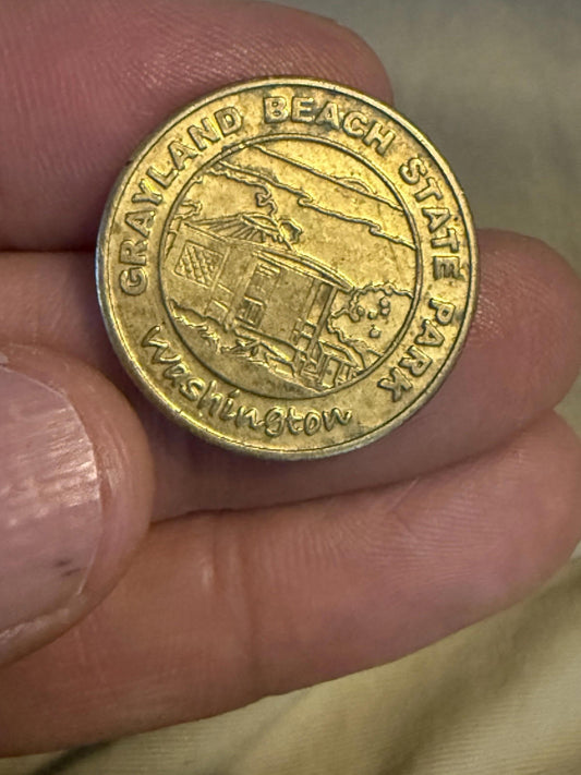 Washington State Park Souvenir Coin Token