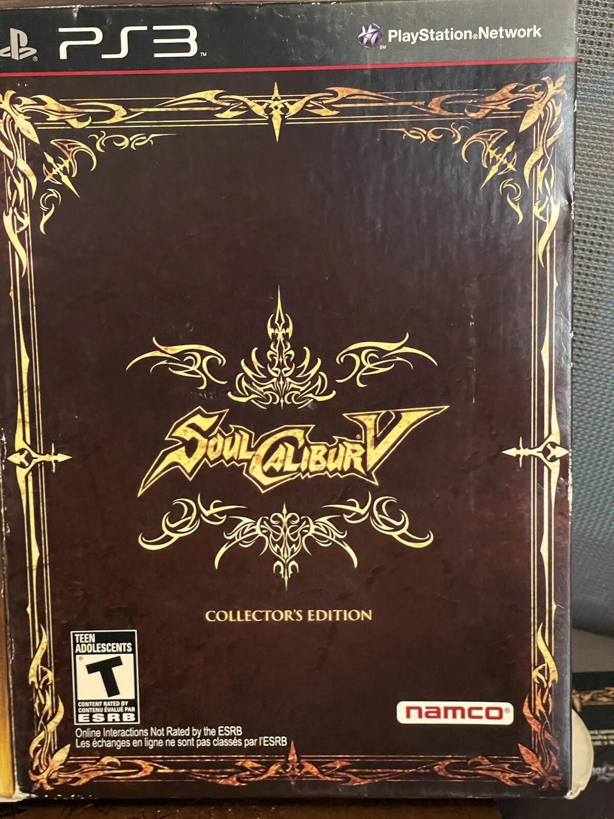 Soul Calibur V 5 Collectors Edition PlayStation 3 PS3 *NO GAME, Good Condition