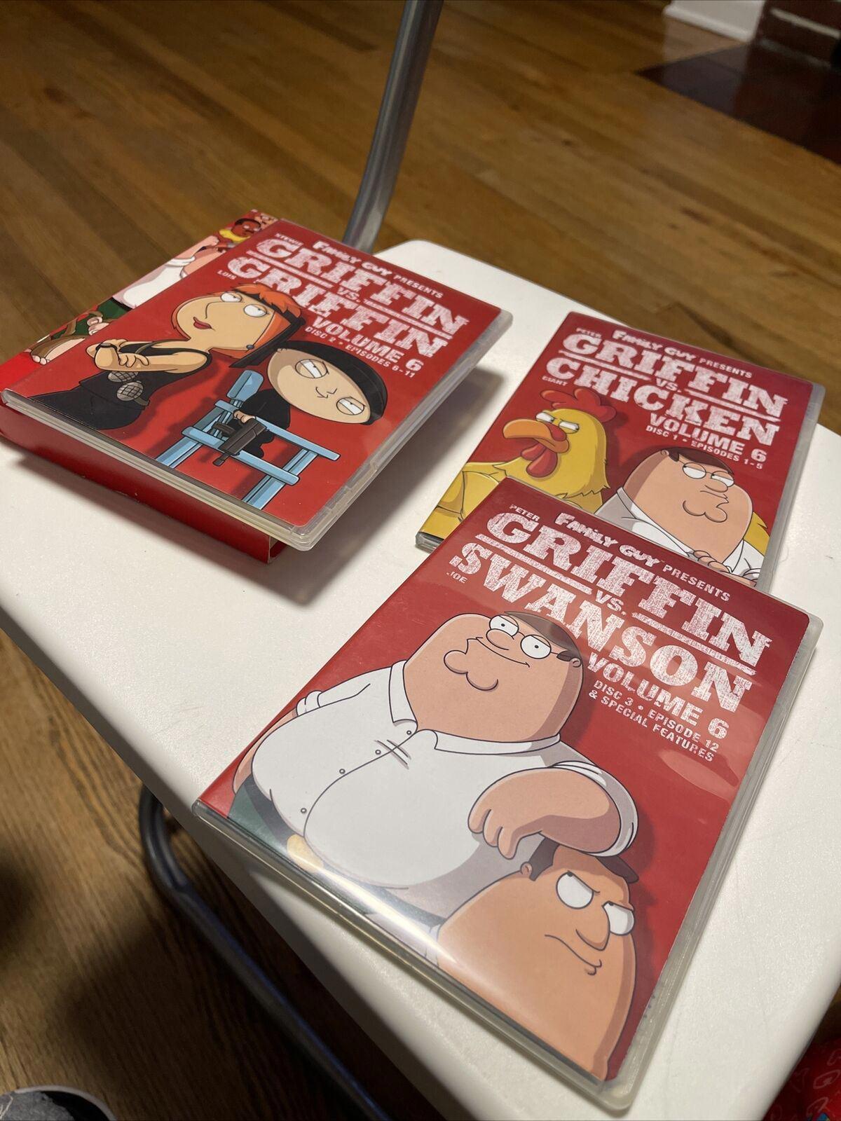 Family Guy Vol 6 (3 dvd set) 12 episodes