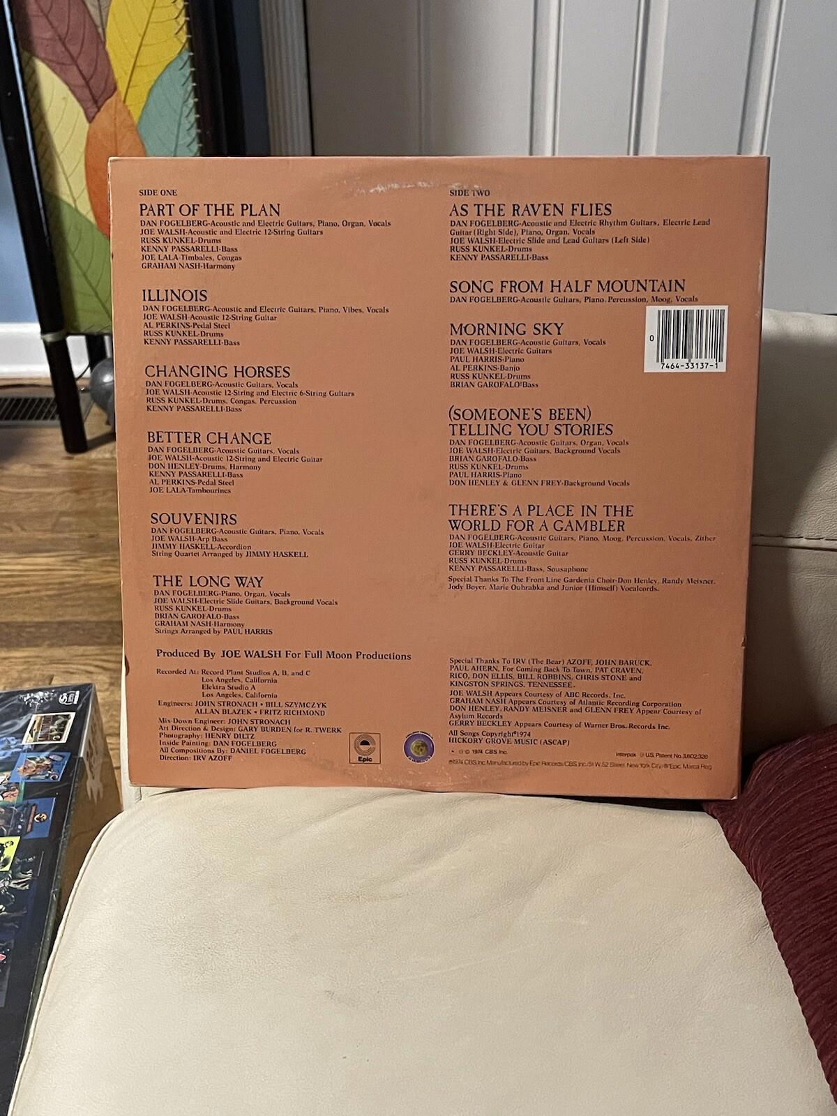 Dan Fogelberg Souvenirs LP 1975 Epic KE 33137 1974 CBS Inc