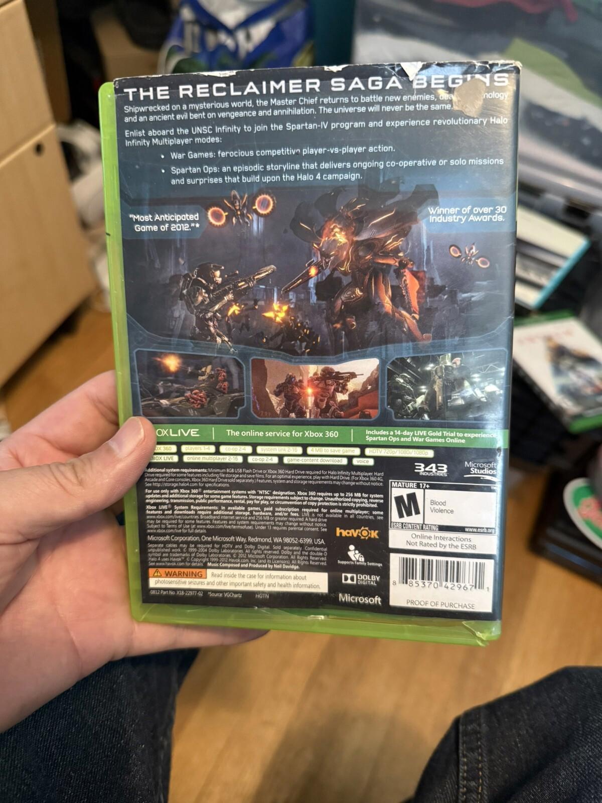 Halo 4 XBOX 360 Disc 2 and case